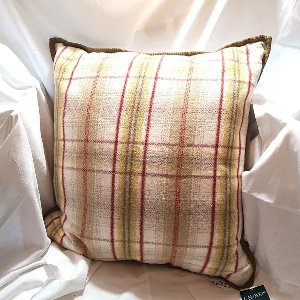 Lauren Ralph Lauren Plaid Stripe Accent Pillow
